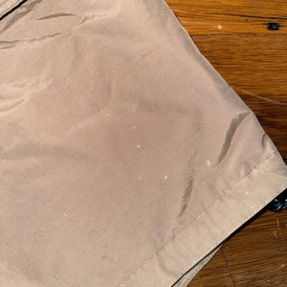 Timberland Olive Green Rain Coat Heavy Jacket Zip Up Size Medium - Picture 4 of 6